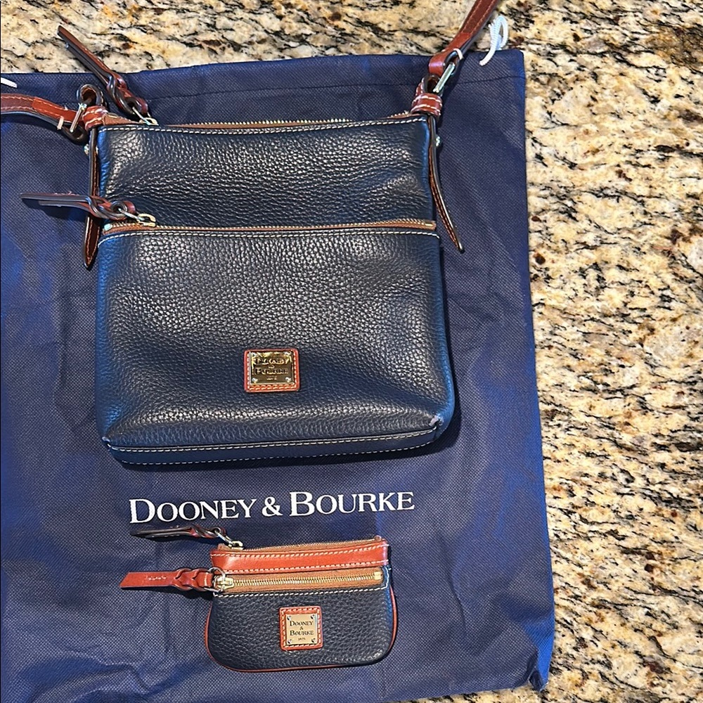 Dooney & Bourke Navy Crossbody Bag Set